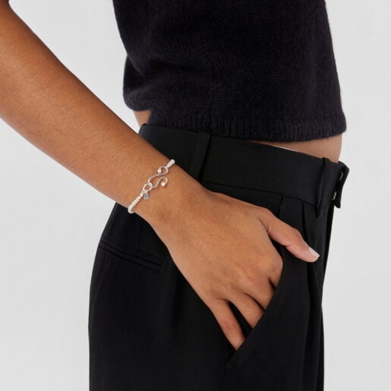 Tous Tsuri Cultured Pearl Armband Silber | Österreich-ECJUHK098
