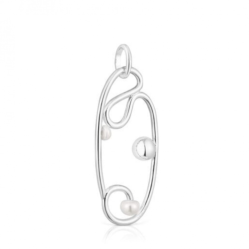 Tous Tsuri With Cultured Pearls Anhänger Silber | Österreich-CBWGNV954