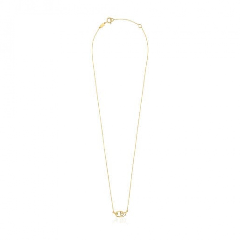 Tous Tsuri With Gemstones Halskette Gold | Österreich-OGEPCT765