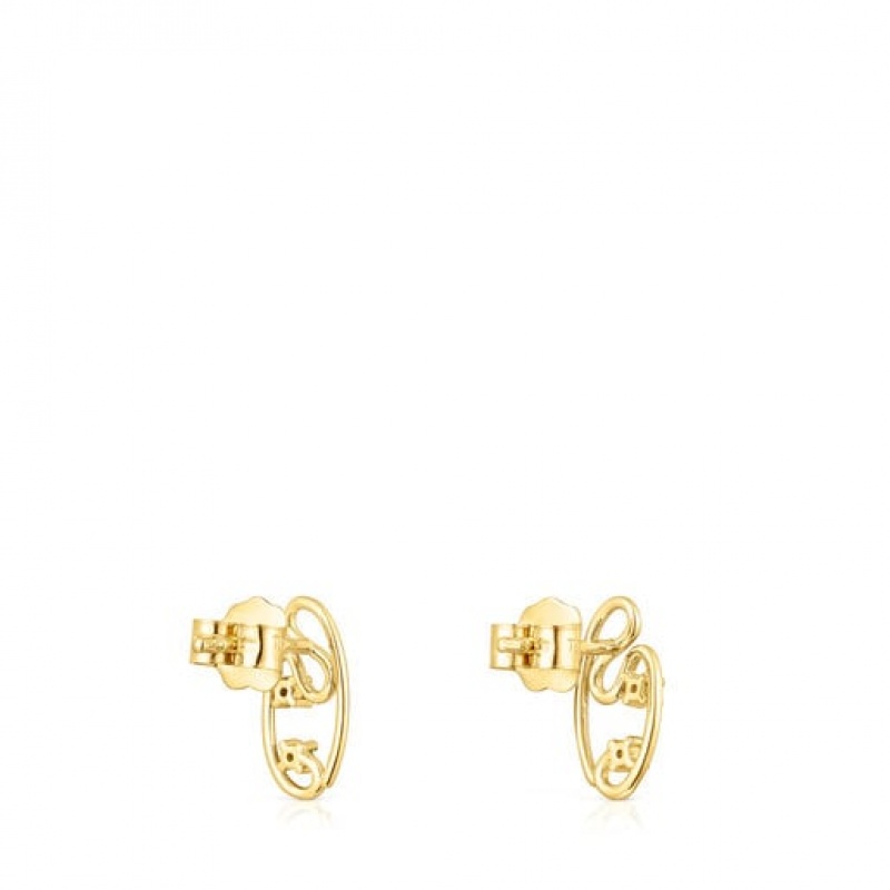 Tous Tsuri With Gemstones Ohrringe Gold | Österreich-JPMYOD817