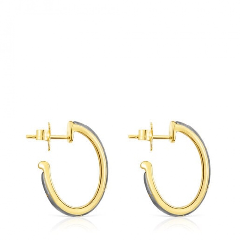 Tous Twiling Hoop Ohrringe Gold | Österreich-TWJGNQ238
