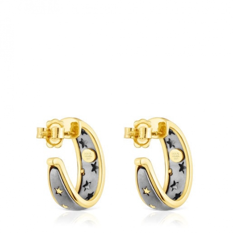 Tous Twiling Hoop Ohrringe Gold | Österreich-TWJGNQ238