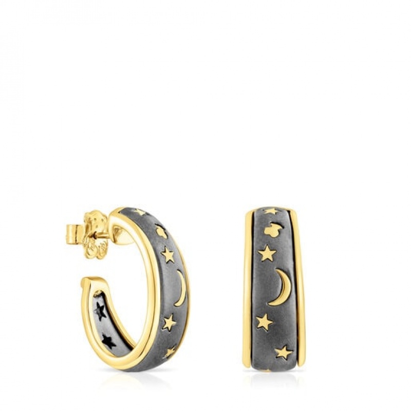 Tous Twiling Hoop Ohrringe Gold | Österreich-TWJGNQ238