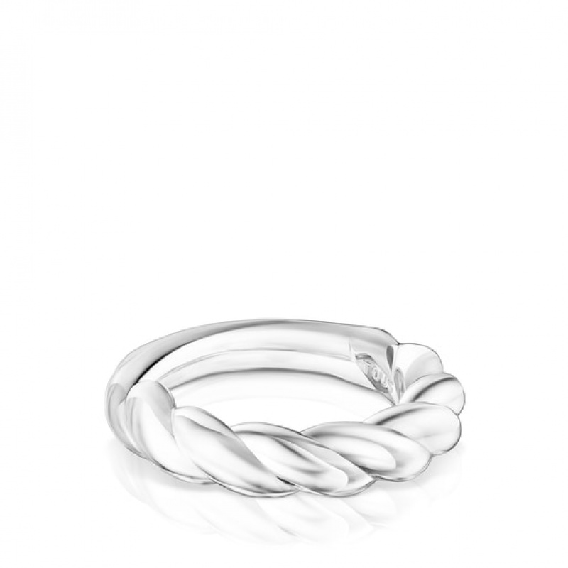 Tous Twisted Braided Ring Silber | Österreich-EADZYC350