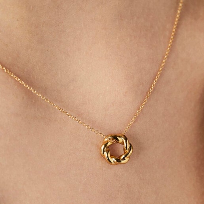 Tous Twisted Halskette Gold | Österreich-BZNJMQ714
