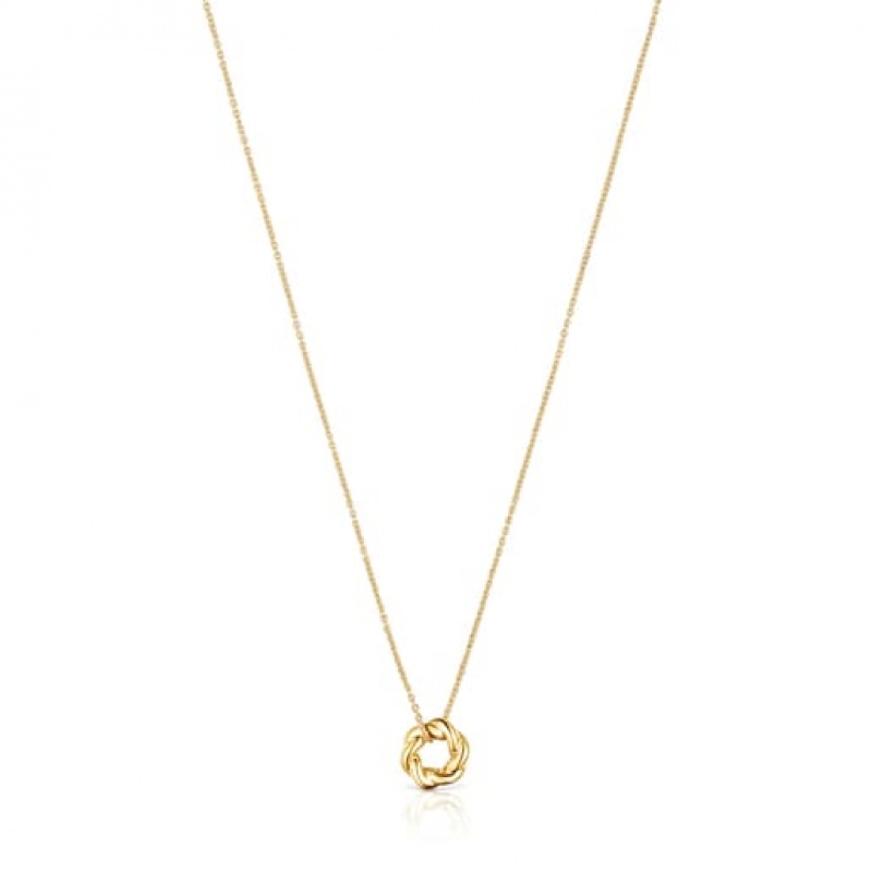 Tous Twisted Halskette Gold | Österreich-BZNJMQ714