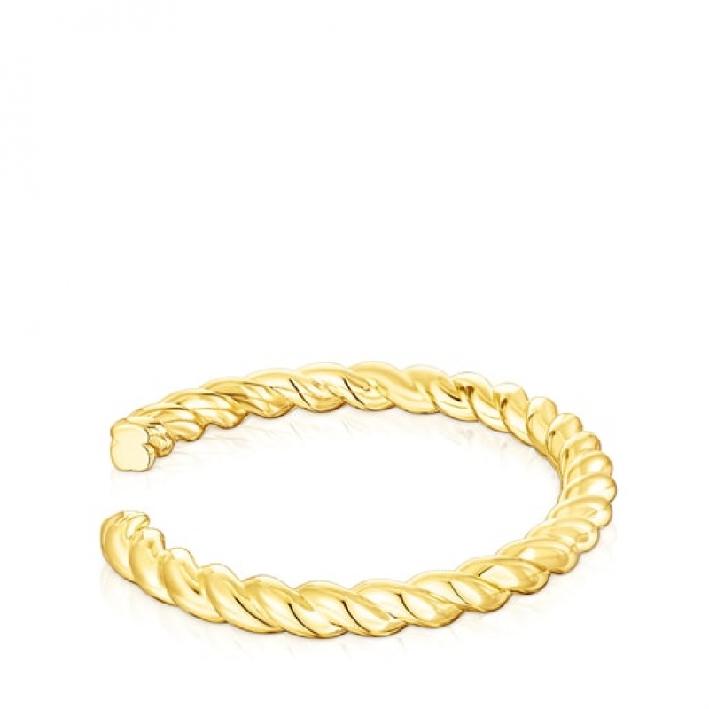 Tous Twisted Rigid Armband Gold | Österreich-AOHNSM162