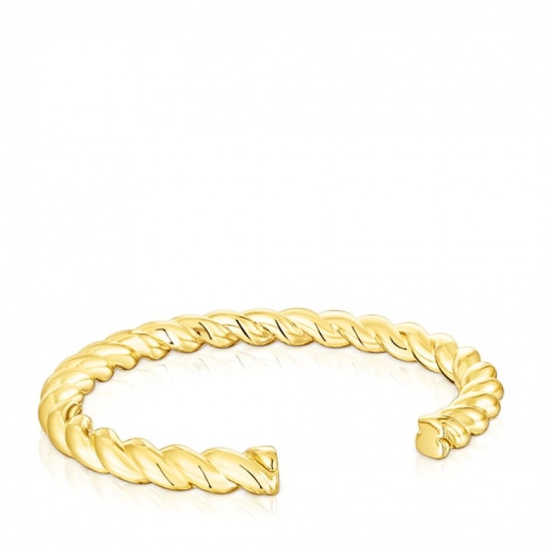 Tous Twisted Rigid Armband Gold | Österreich-AOHNSM162