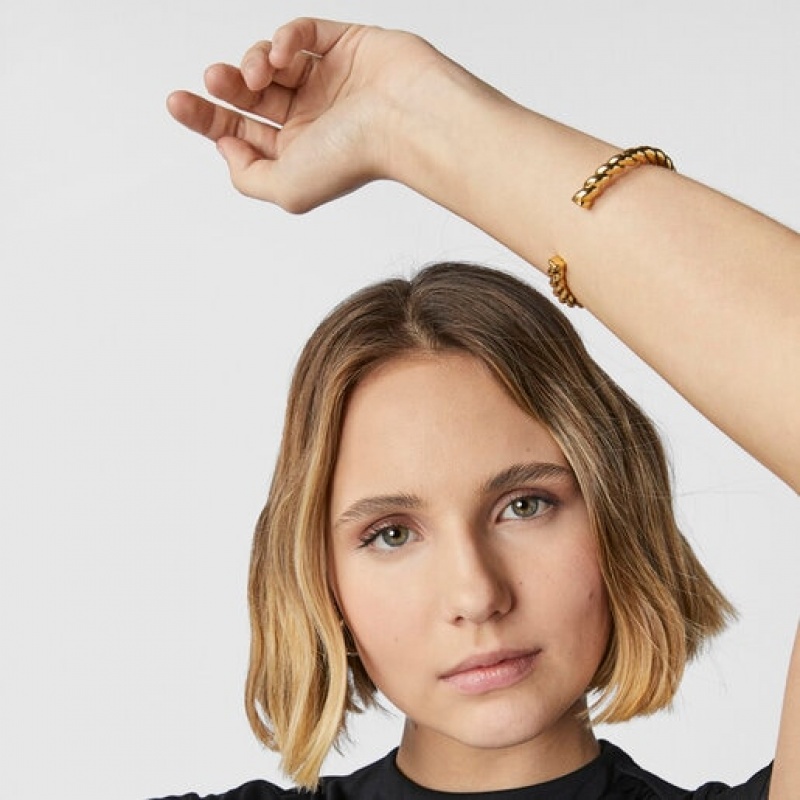 Tous Twisted Rigid Armband Gold | Österreich-AOHNSM162