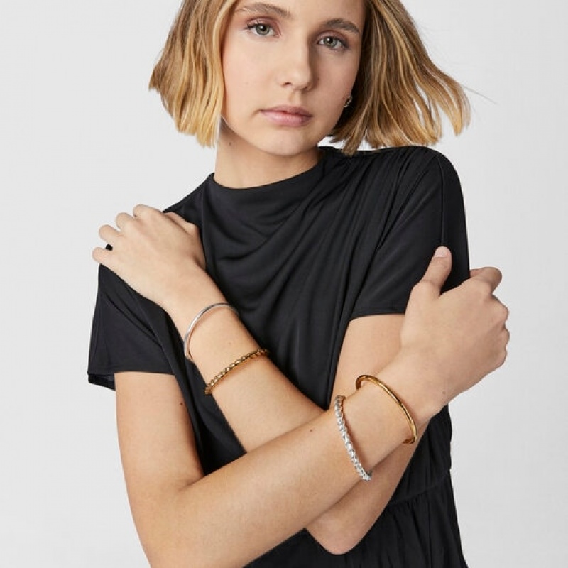 Tous Twisted Rigid Armband Gold | Österreich-AOHNSM162