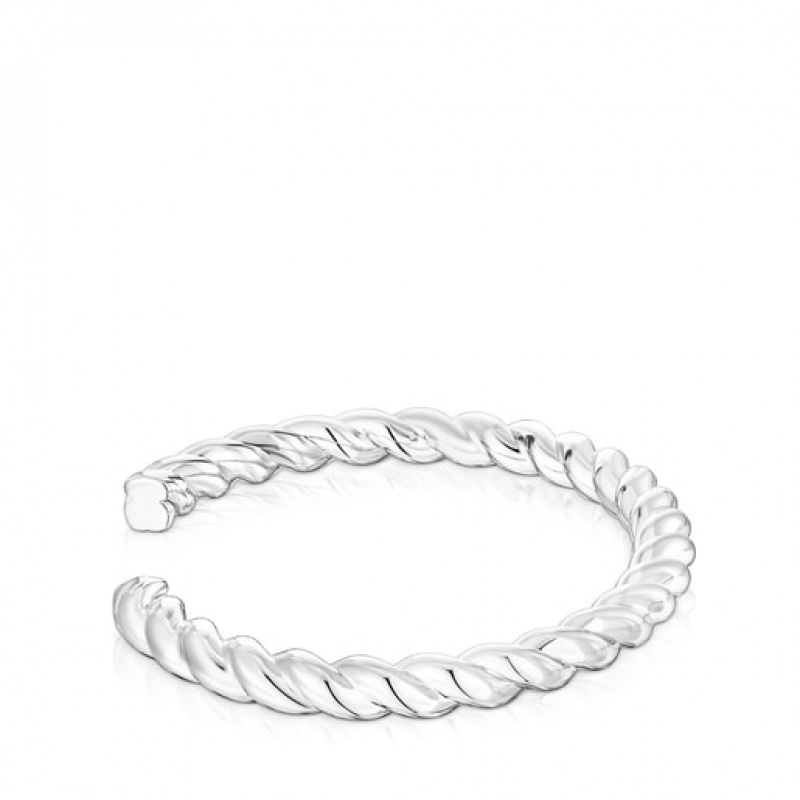 Tous Twisted Rigid Armband Silber | Österreich-IXMSOQ804