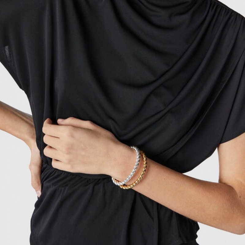 Tous Twisted Rigid Armband Silber | Österreich-IXMSOQ804
