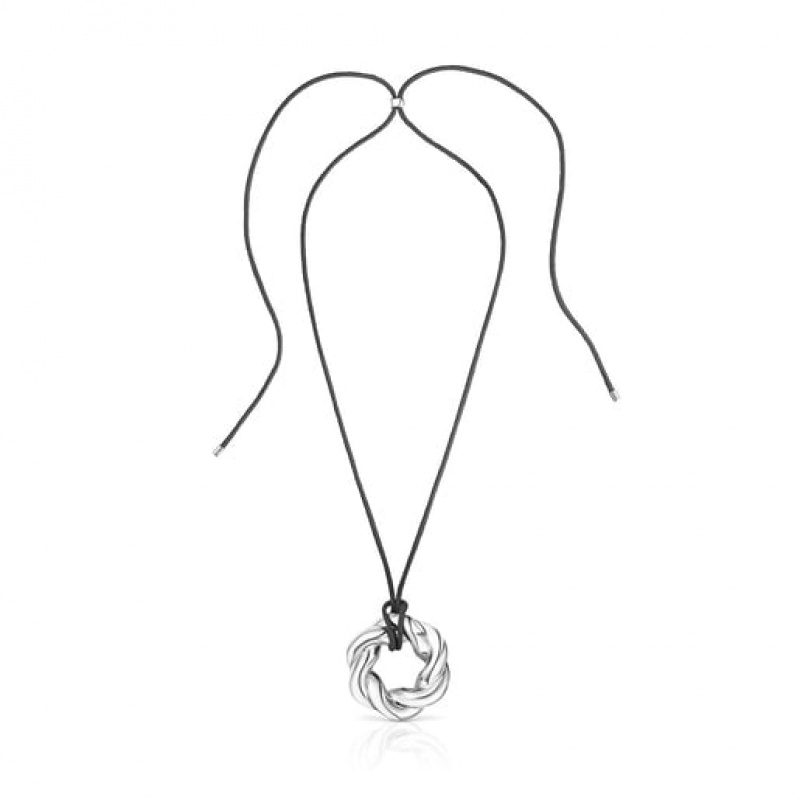 Tous Twisted With Xl Donut Halskette Silber | Österreich-FRWNLC256