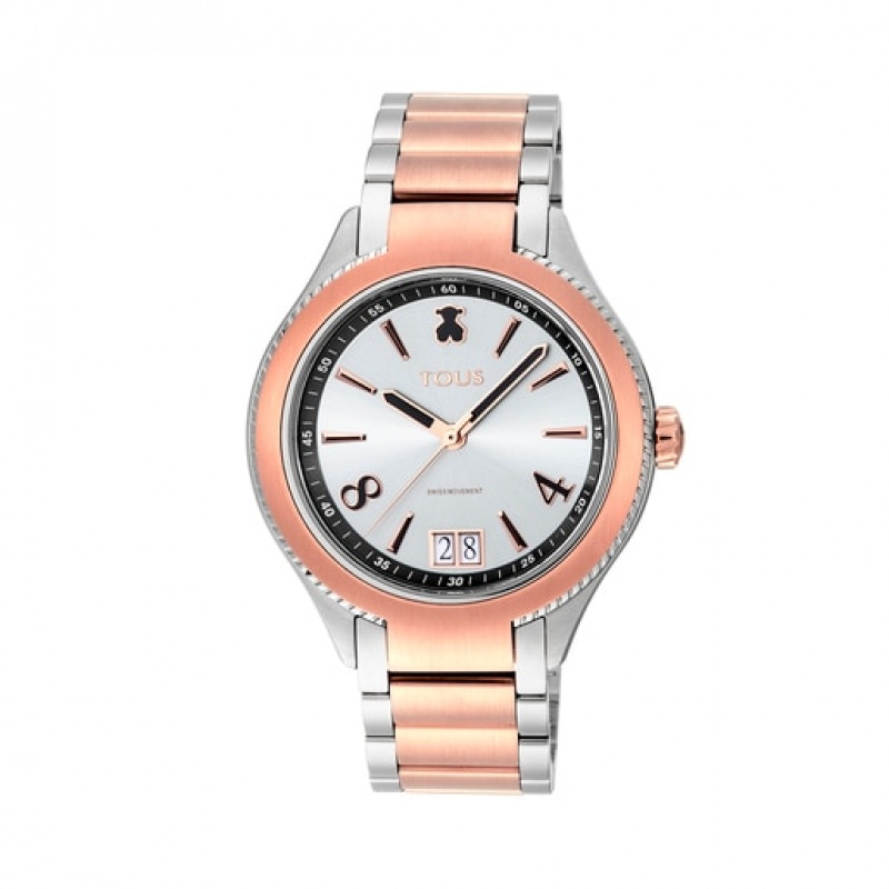 Tous Two Tone Steel Ip St Uhren Rosa Gold Silber | Österreich-FMPOJX768