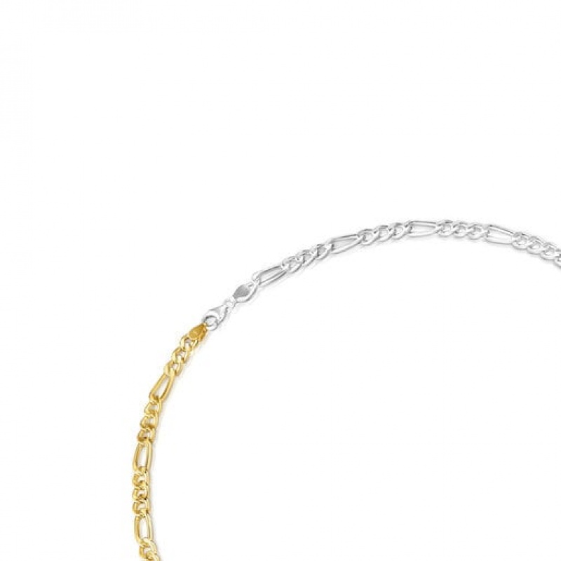Tous Two-tone Basics Halskette Gold Silber | Österreich-ENWOZF924
