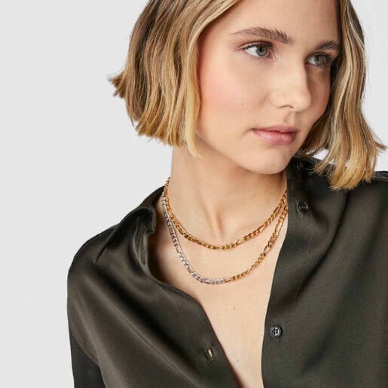 Tous Two-tone Basics Halskette Gold Silber | Österreich-ENWOZF924