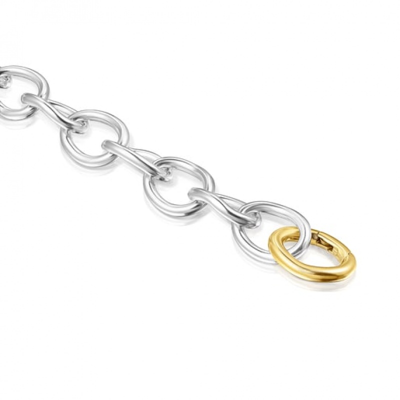 Tous Two-tone Hav Ring Armband Silber Gold | Österreich-KNJIEZ782