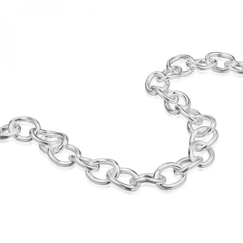Tous Two-tone Hav Ring Halskette Silber | Österreich-VYTHSI736