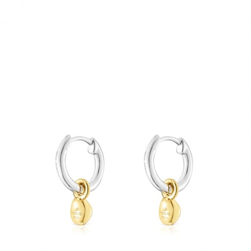 Tous Two-tone Joy Bits Hoop Anhänger Gold Silber | Österreich-RXDJIB169