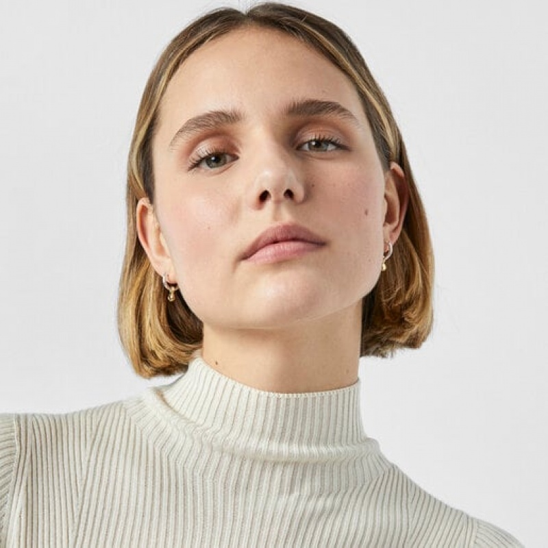 Tous Two-tone Joy Bits Hoop Anhänger Gold Silber | Österreich-RXDJIB169