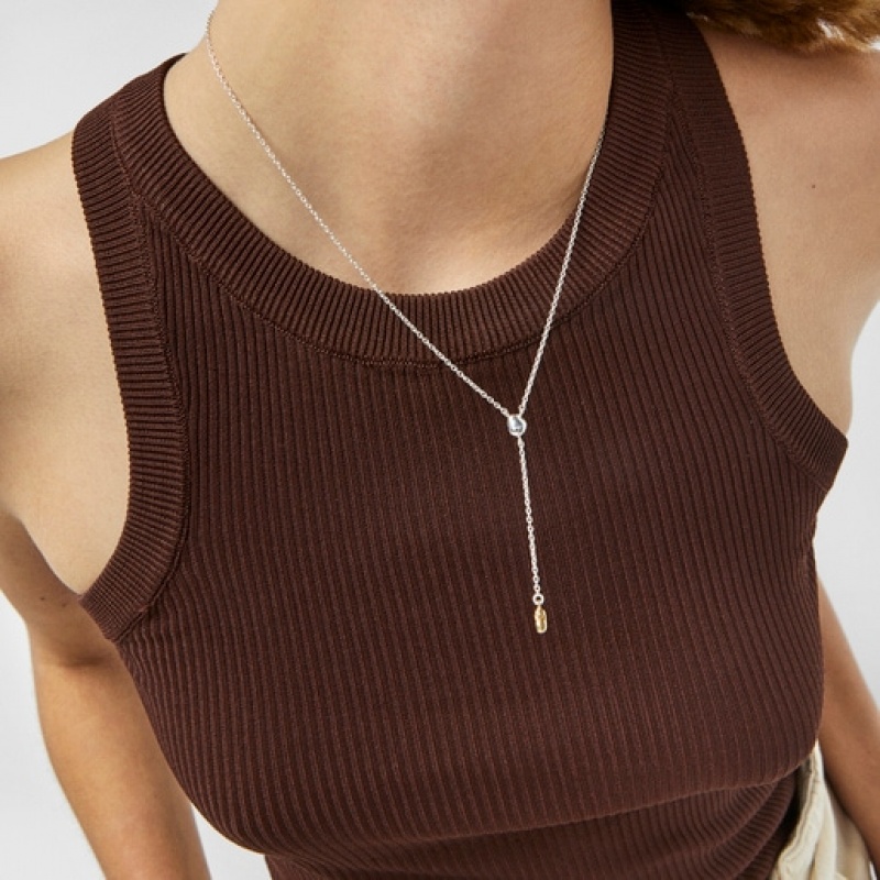 Tous Two-tone Joy Bits With Bear Halskette Silber | Österreich-OMIAPK027