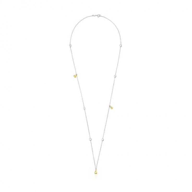Tous Two-tone Joy Bits With Combined Motifs Halskette Silber | Österreich-GPUXVR157