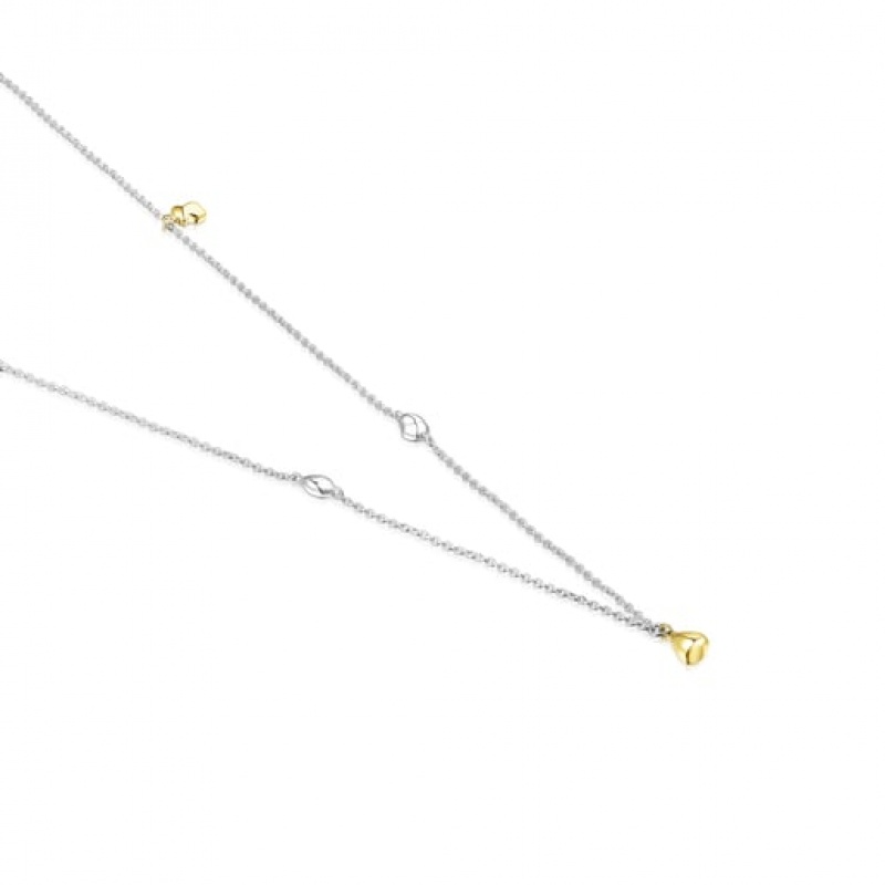 Tous Two-tone Joy Bits With Combined Motifs Halskette Silber | Österreich-GPUXVR157