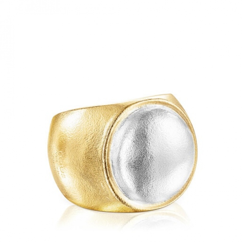 Tous Two-tone Luah Luna Ring Gold | Österreich-PSDYTZ564