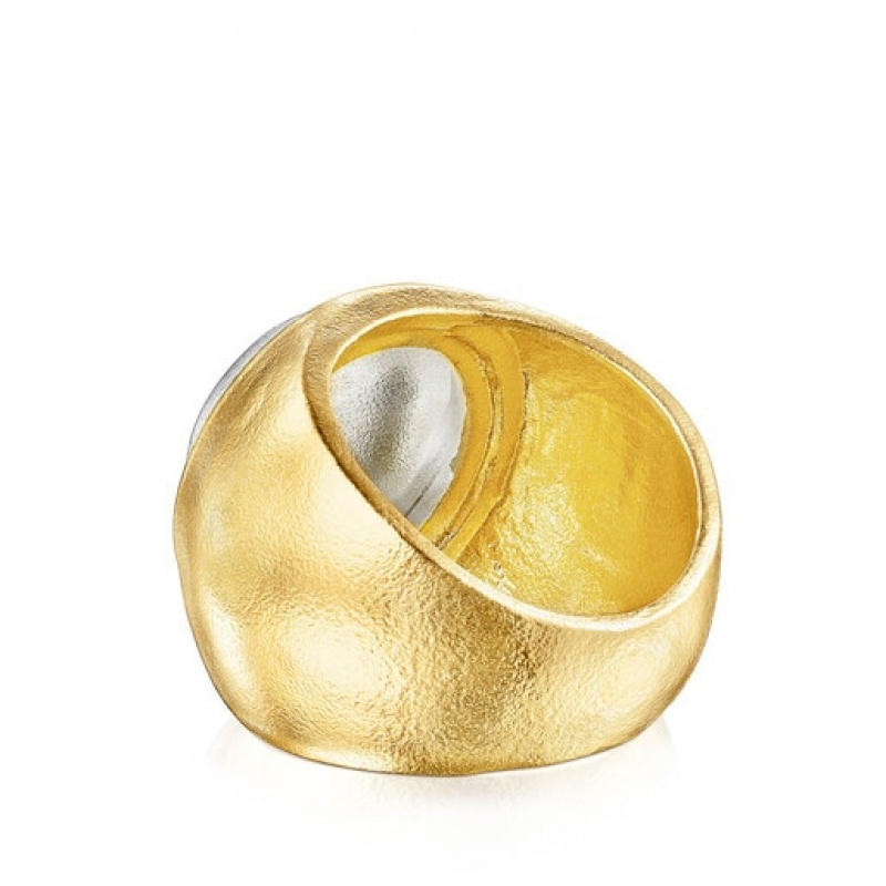Tous Two-tone Luah Luna Ring Gold | Österreich-PSDYTZ564