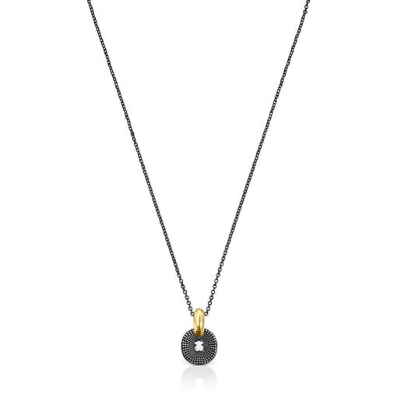 Tous Two-tone Oursin Halskette Gold | Österreich-LYNEQC523