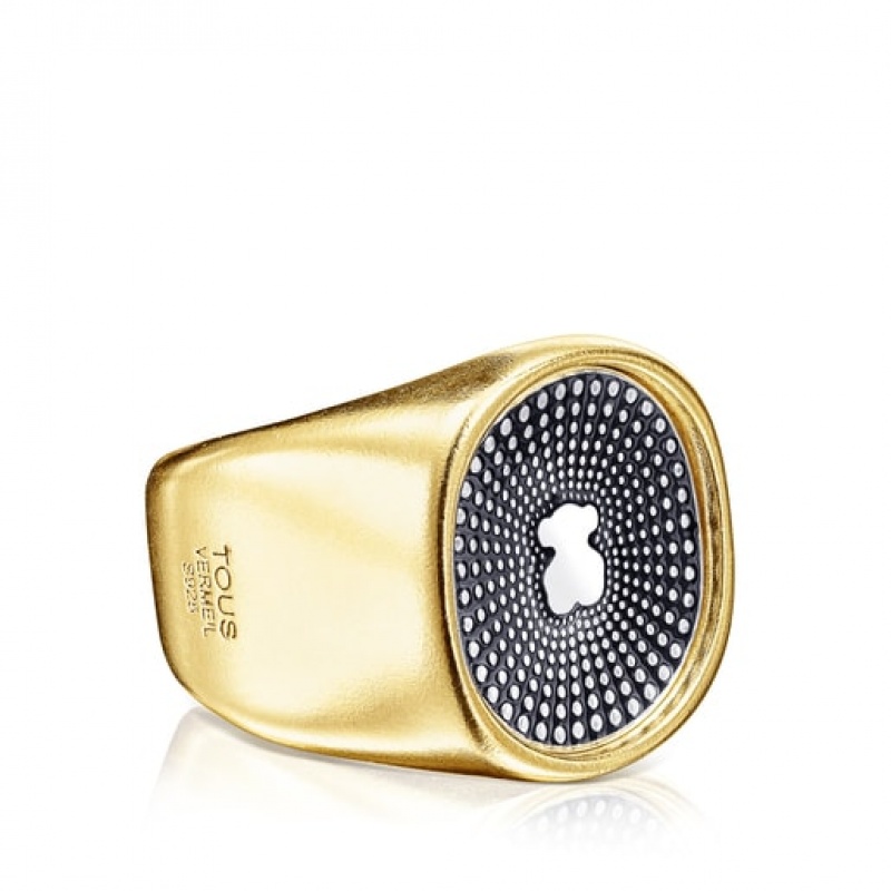 Tous Two-tone Oursin Ring Gold | Österreich-XJBHZG420