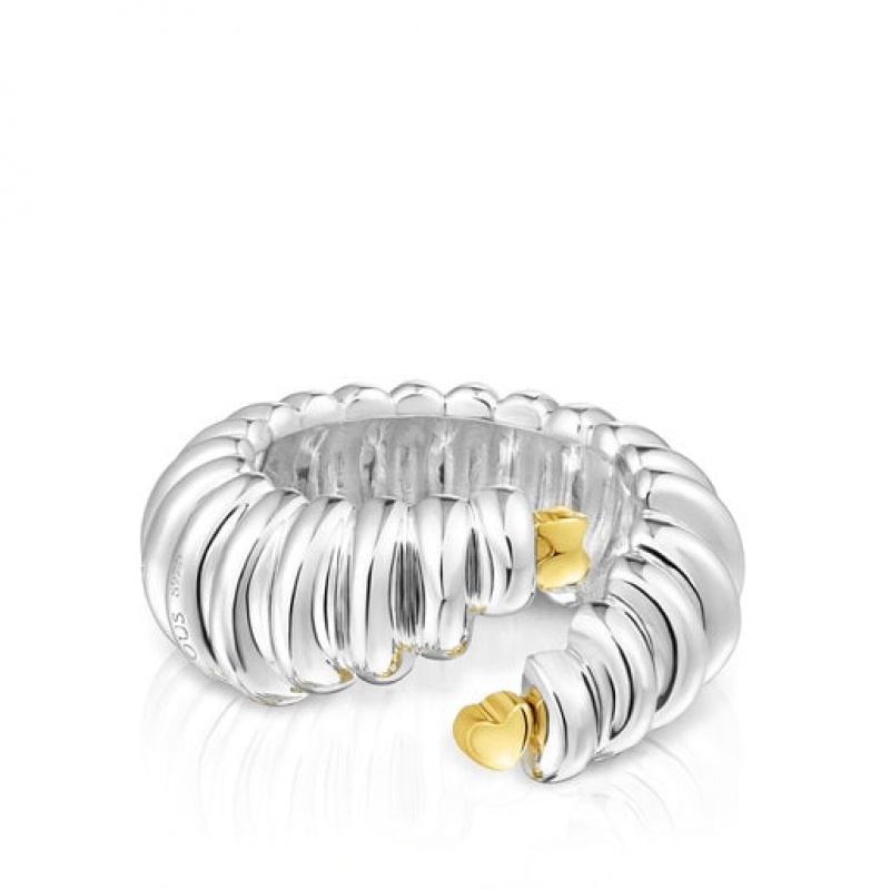 Tous Virtual Garden Open Ring Silber | Österreich-LNAMBG720