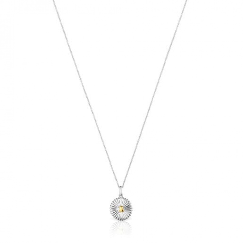 Tous Virtual Garden With Bear Halskette Silber Gold | Österreich-SVXHLM602