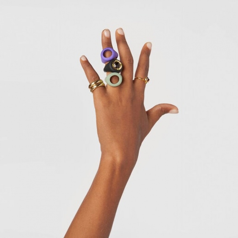 Tous Virtual garden Signet Set With Smoky Quartz Ring Mehrfarbig | Österreich-XPWKHY046