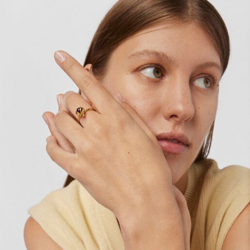 Tous Virtual garden With Amethyst Ring Gold | Österreich-RESMQO704