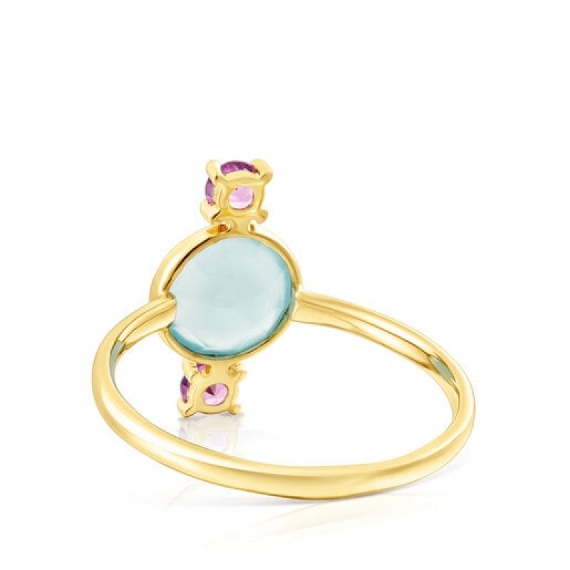Tous Virtual garden With Chalcedony Ring Gold | Österreich-AXBODV759