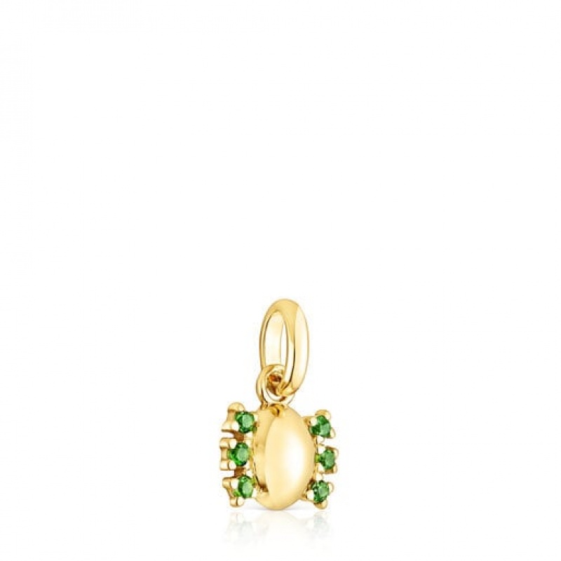 Tous Virtual garden With Chrome Diopside Anhänger Gold | Österreich-UQCTFY602