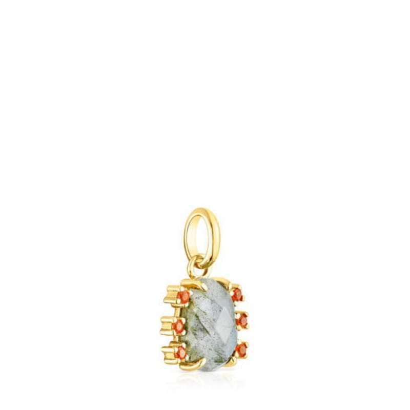 Tous Virtual garden With Labradorite Anhänger Gold | Österreich-XMNARD476