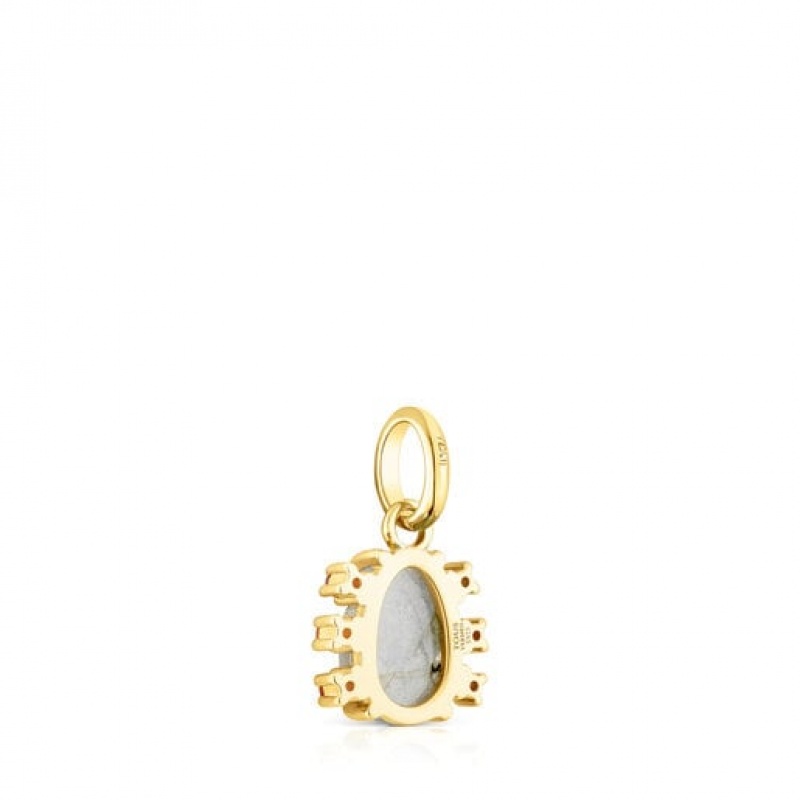 Tous Virtual garden With Labradorite Anhänger Gold | Österreich-XMNARD476