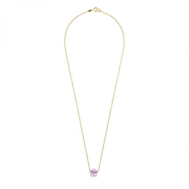 Tous Vita With Amethyst Halskette Gold | Österreich-JEAUYM104