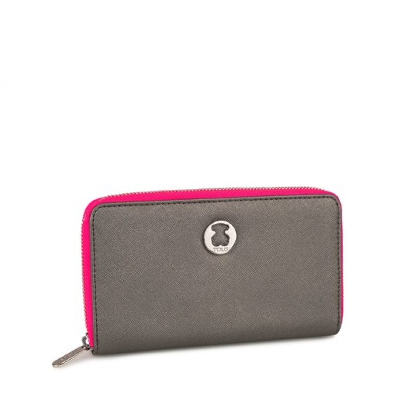 Tous Wallet Dubai Saffiano Geldbörse Taupe | Österreich-IVOGDL816