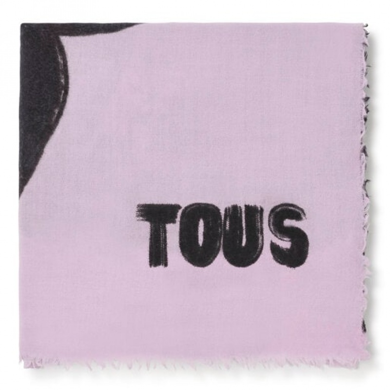 Tous Wolle Gummies Foulards Lila | Österreich-TAJWEZ591