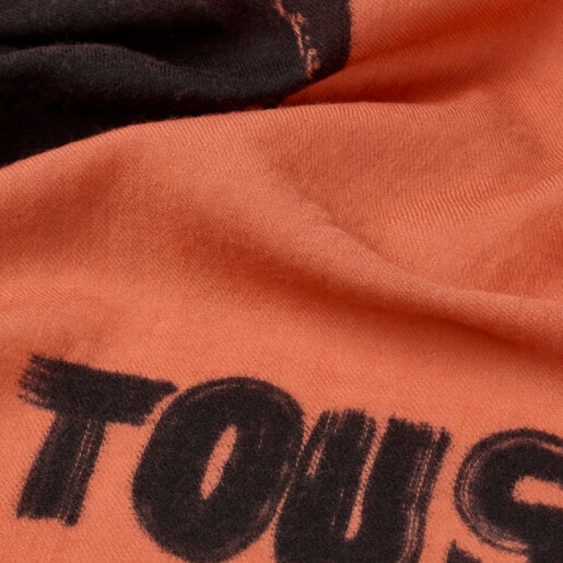 Tous Wolle Gummies Foulards Orange | Österreich-PHCWSR876