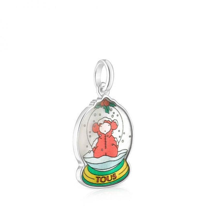 Tous Xmas Kollektion Snow Ball With Mother-of-pearl Anhänger Silber | Österreich-SYQWOD052