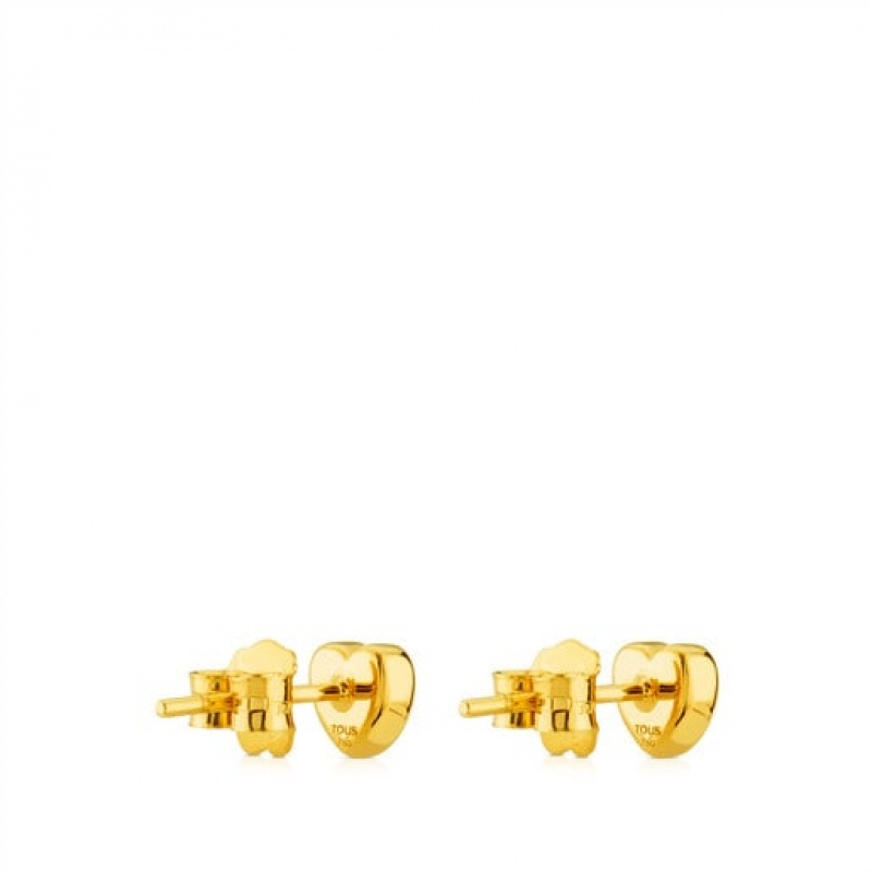 Tous Xxs With Bear Motif Pressure Clasp Sweet Dolls Ohrringe Gold | Österreich-MCHDUN215