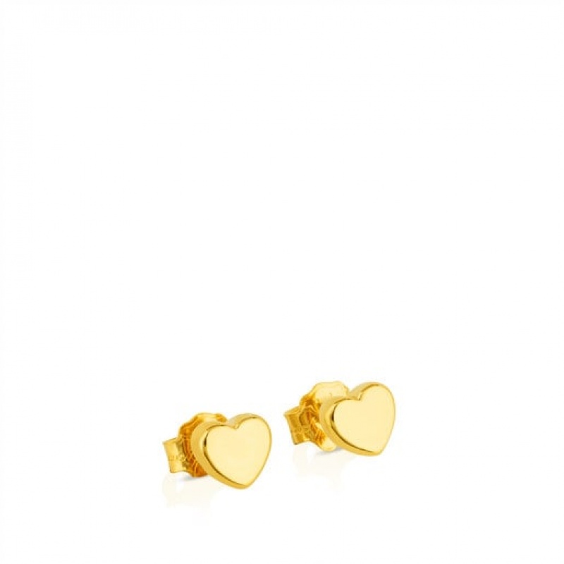 Tous Xxs With Bear Motif Pressure Clasp Sweet Dolls Ohrringe Gold | Österreich-MCHDUN215