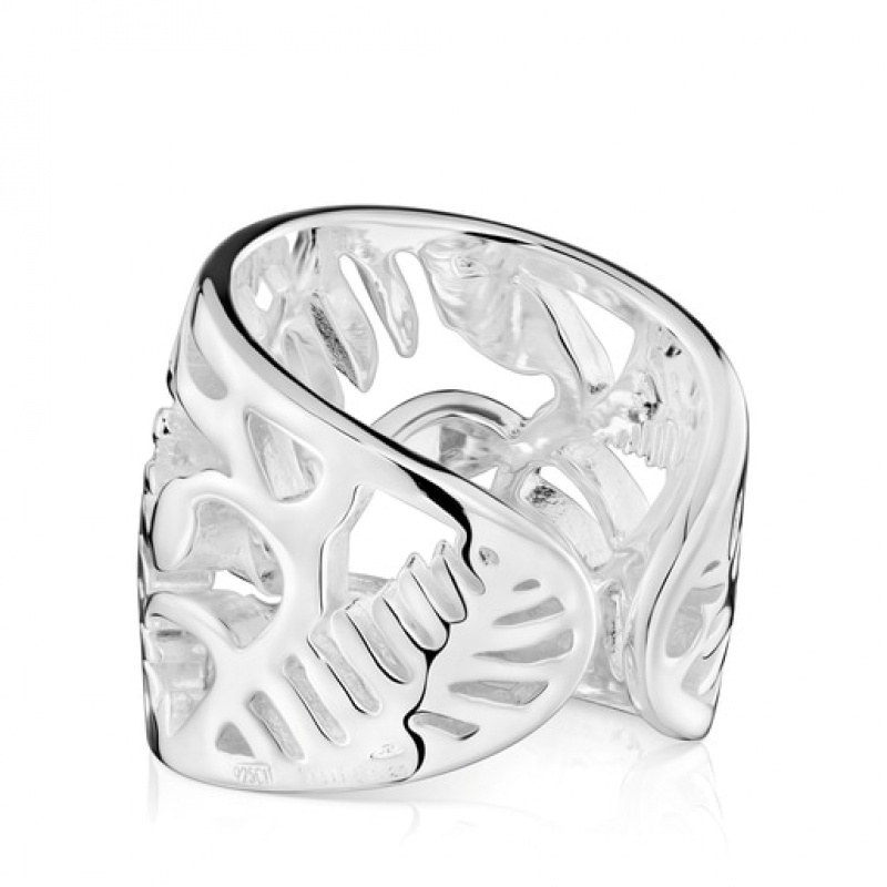 Tous Yunque Openwork Ring Silber | Österreich-BLEYWC471