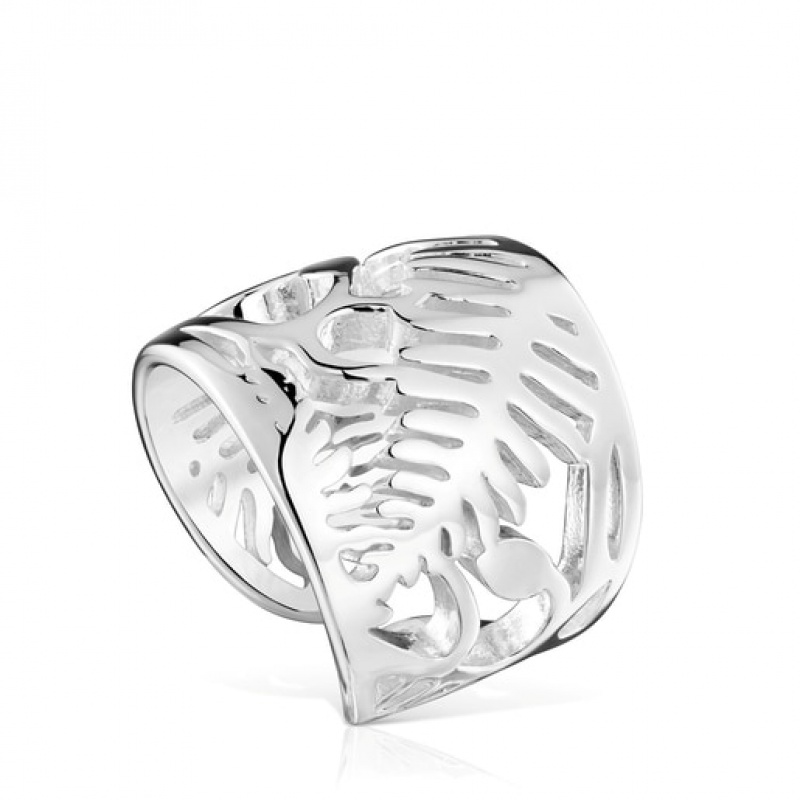 Tous Yunque Openwork Ring Silber | Österreich-BLEYWC471