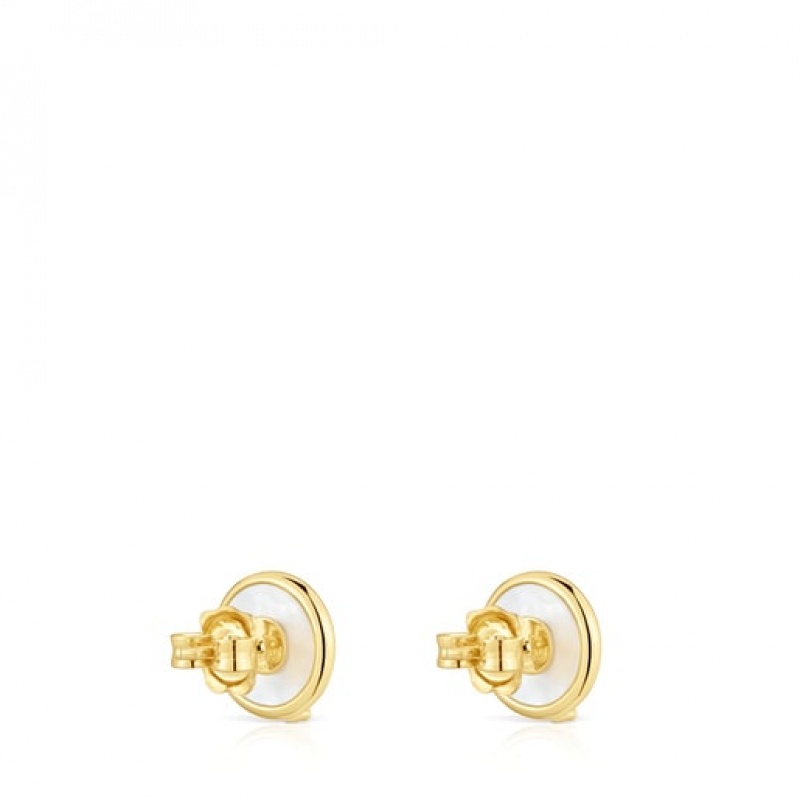 Tous Yunque Openwork With Mother-of-pearl Ohrringe Gold | Österreich-MISHVX179