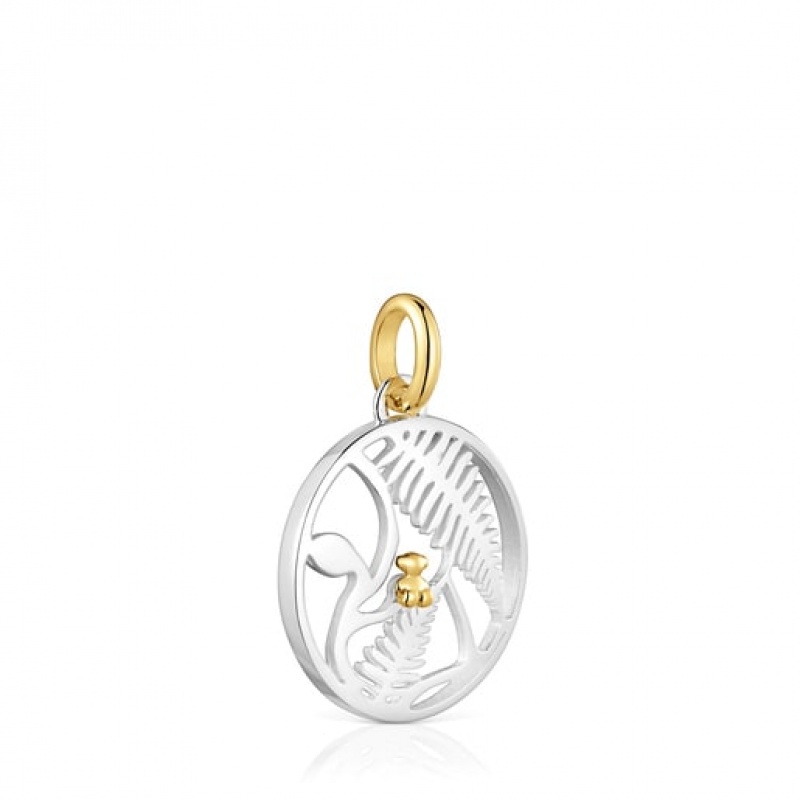 Tous Yunque Two-tone Openwork Anhänger Silber | Österreich-MPYLWG920